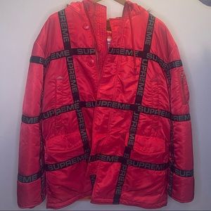 Supreme Logo Tape N-3B Parka